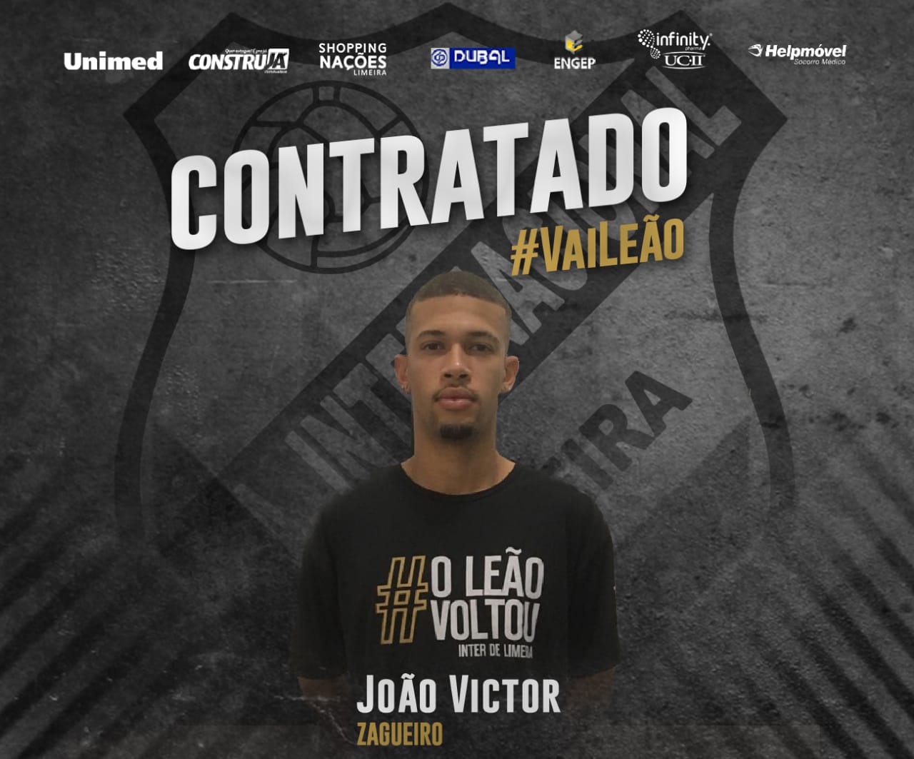 Inter de Limeira confirma zagueiro João Victor para o Paulistão 2020