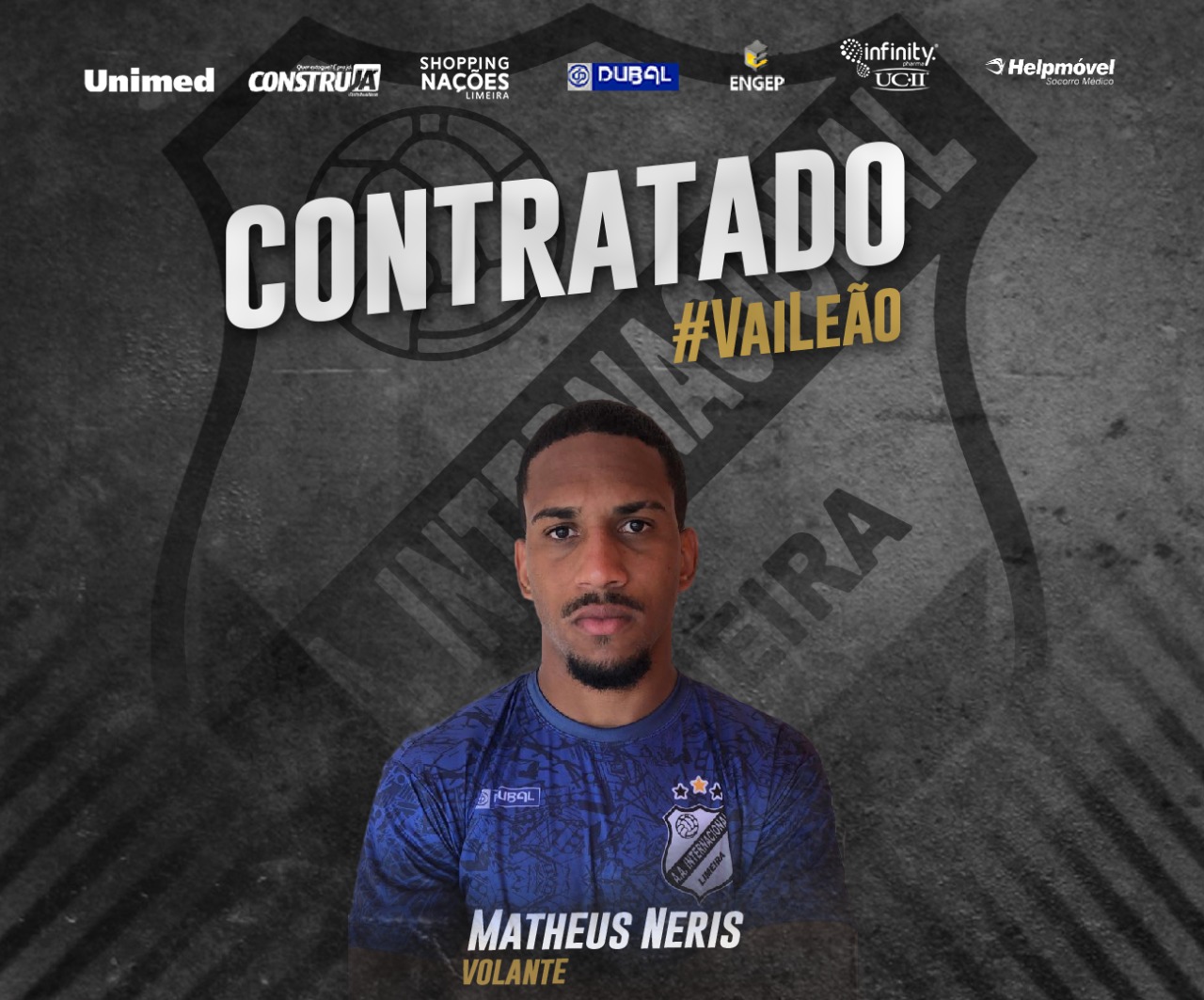 Inter de Limeira acerta contratação do volante Matheus Neris