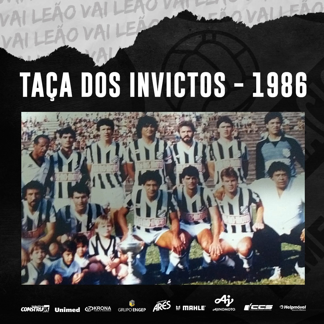 Há 34 anos, Inter de Limeira conquistava a Taça dos Invictos