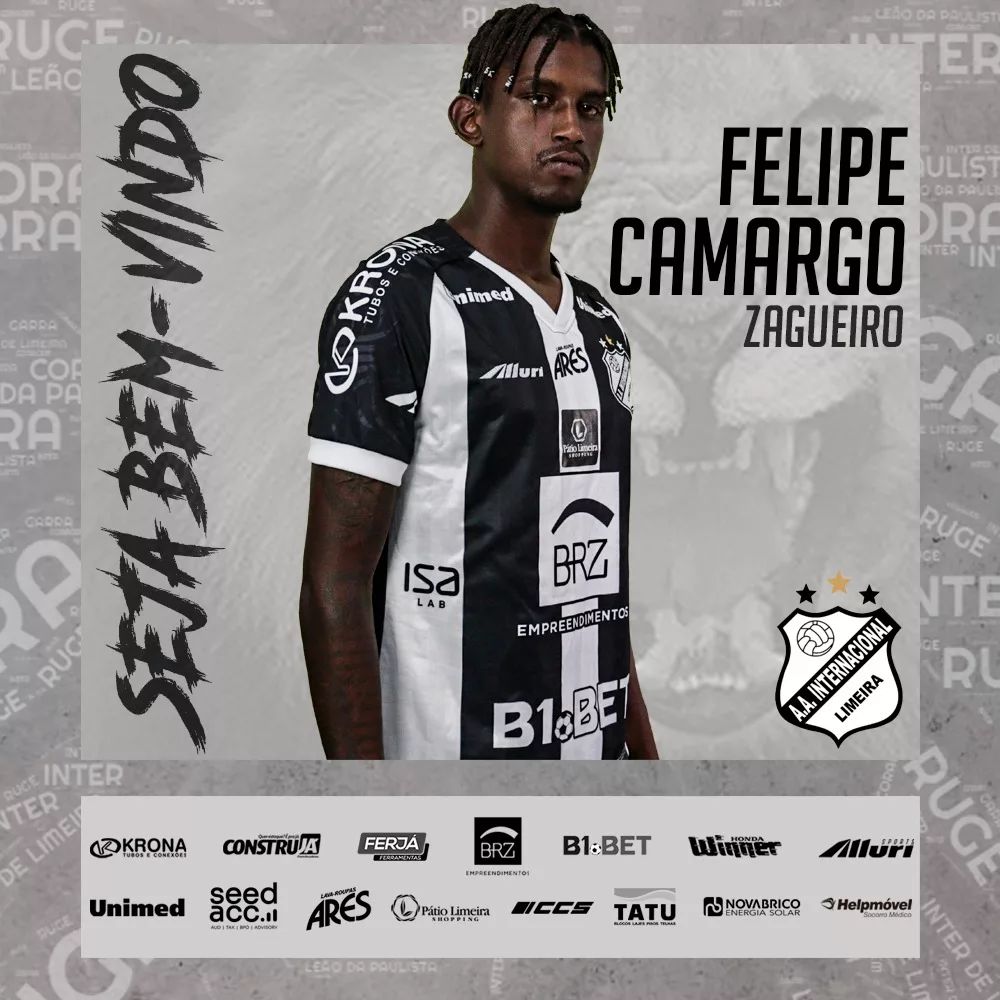 Internacional contrata zagueiro Felipe Camargo