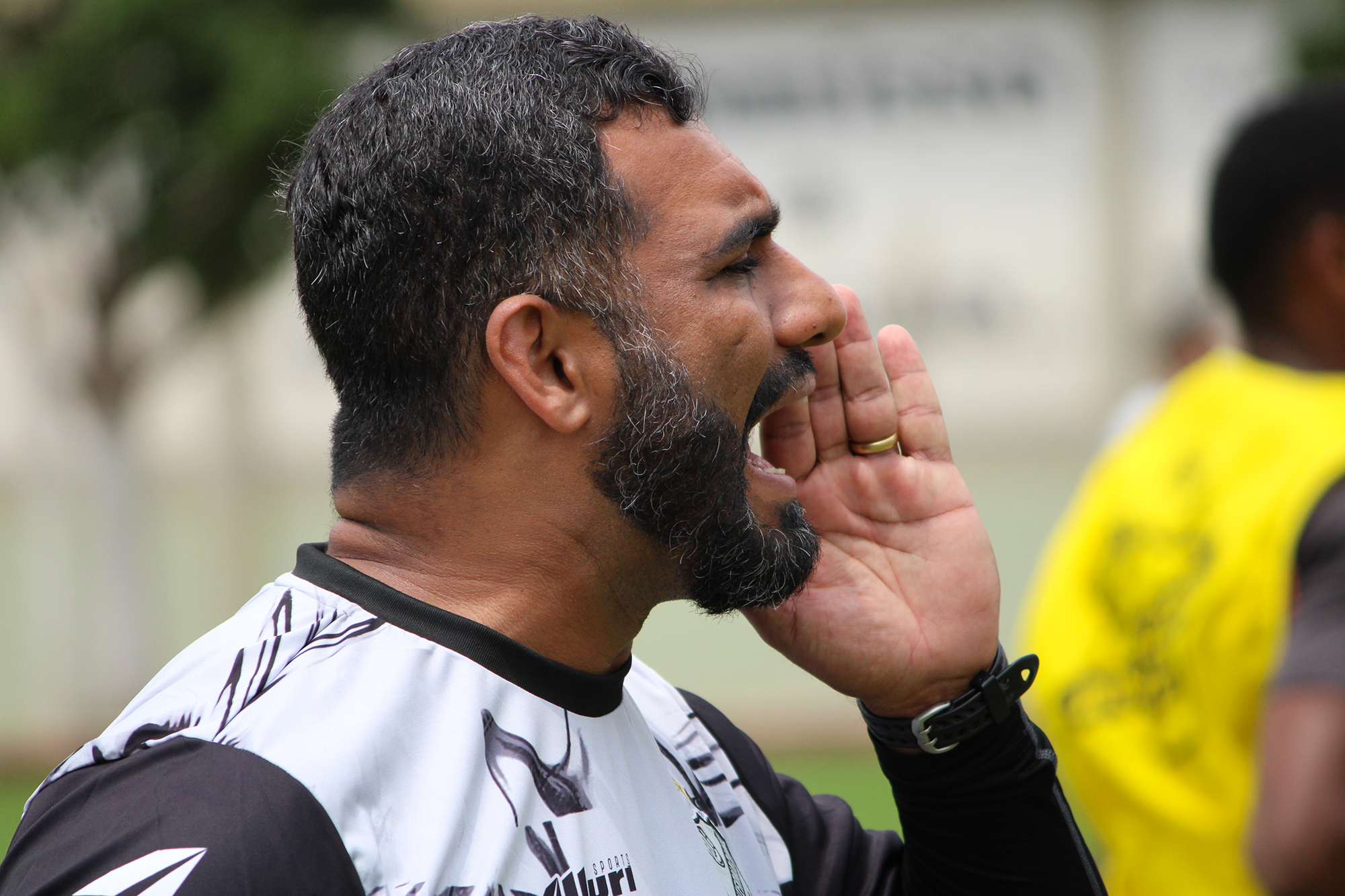 Treino do futebol Sub-20