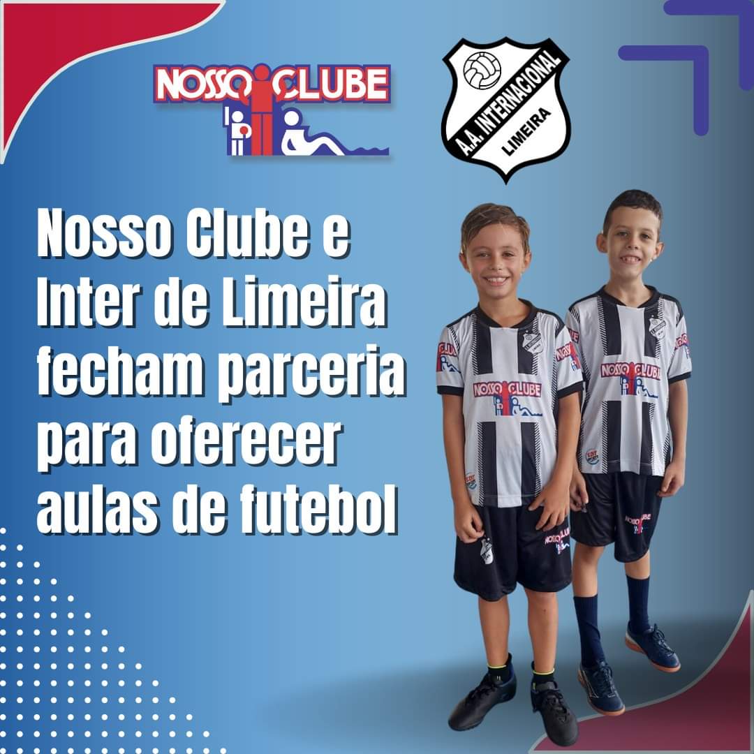 Internacional e Nosso Clube fecham parceria no futebol infantil